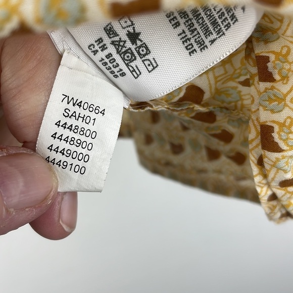 Lucky Brand 100% cotton Top V Neck long sleeve elastic at wrist. Sz Small - Picture 11 of 11